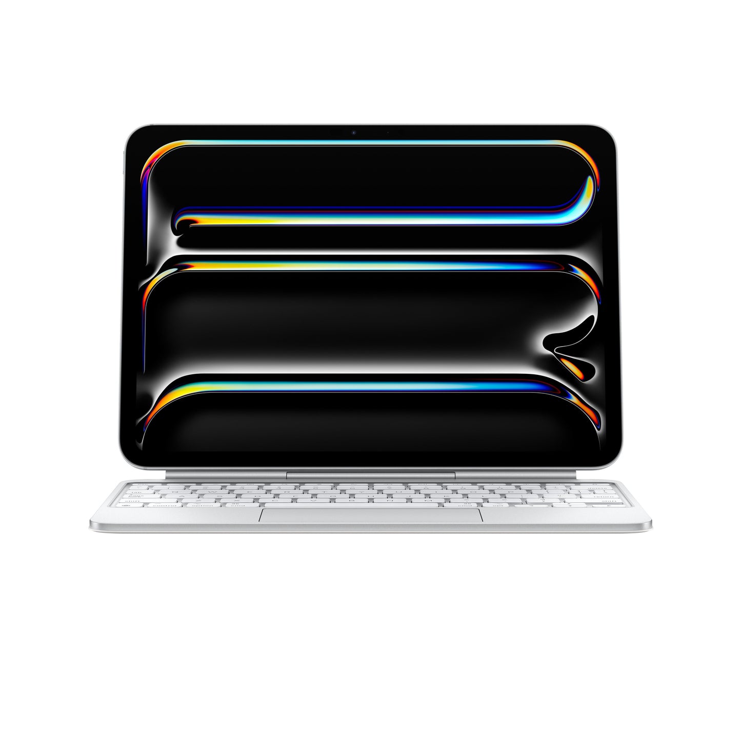 Magic Keyboard pour iPad Pro 11 pouces (M4) - Suisse - Blanc