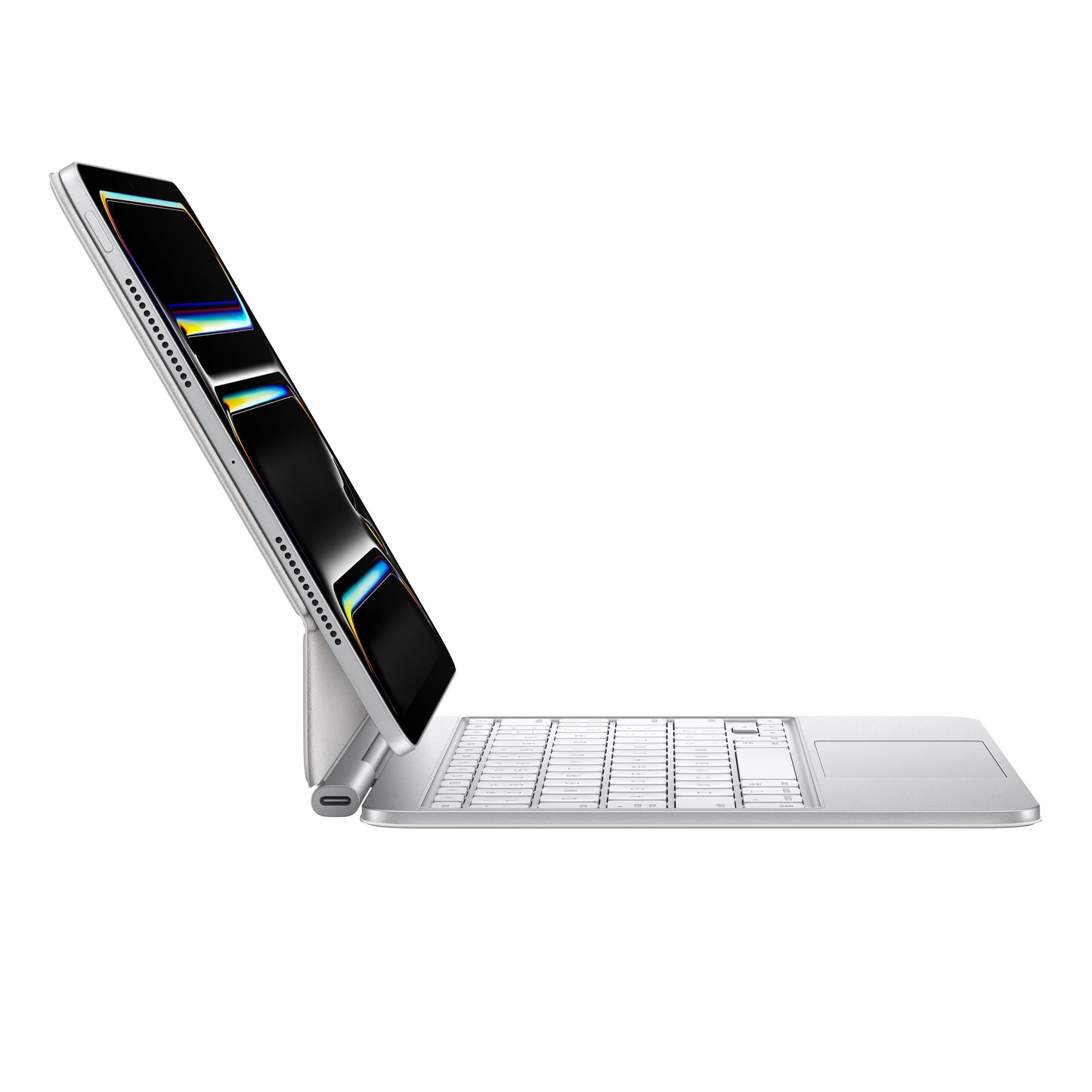 Magic Keyboard pour iPad Pro 11 pouces (M4) - Français - Blanc