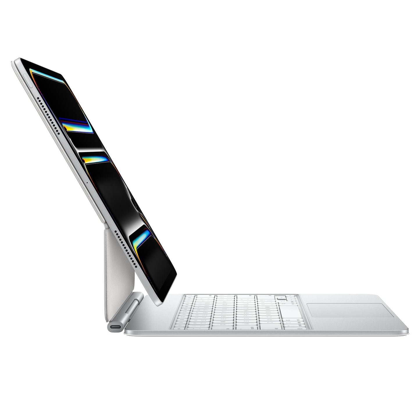 Magic Keyboard pour iPad Pro 13 pouces (M4) - Anglais américain - Blanc