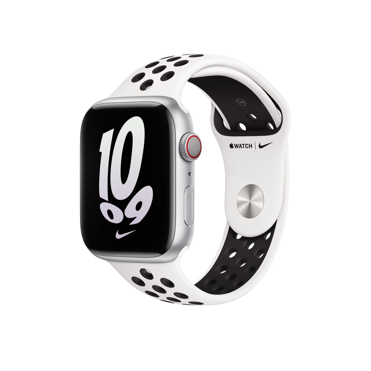 Apple Sport Band Nike 45mm • Summit White/Black (Demo)