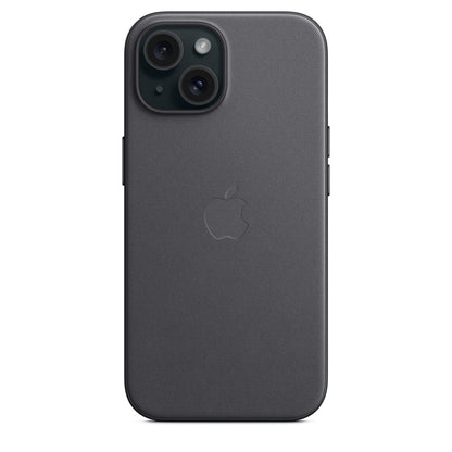 Apple Coque en tissage fin avec MagSafe pour iPhone 15 • Noir