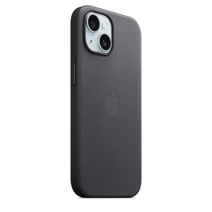 Apple Coque en tissage fin avec MagSafe pour iPhone 15 • Noir