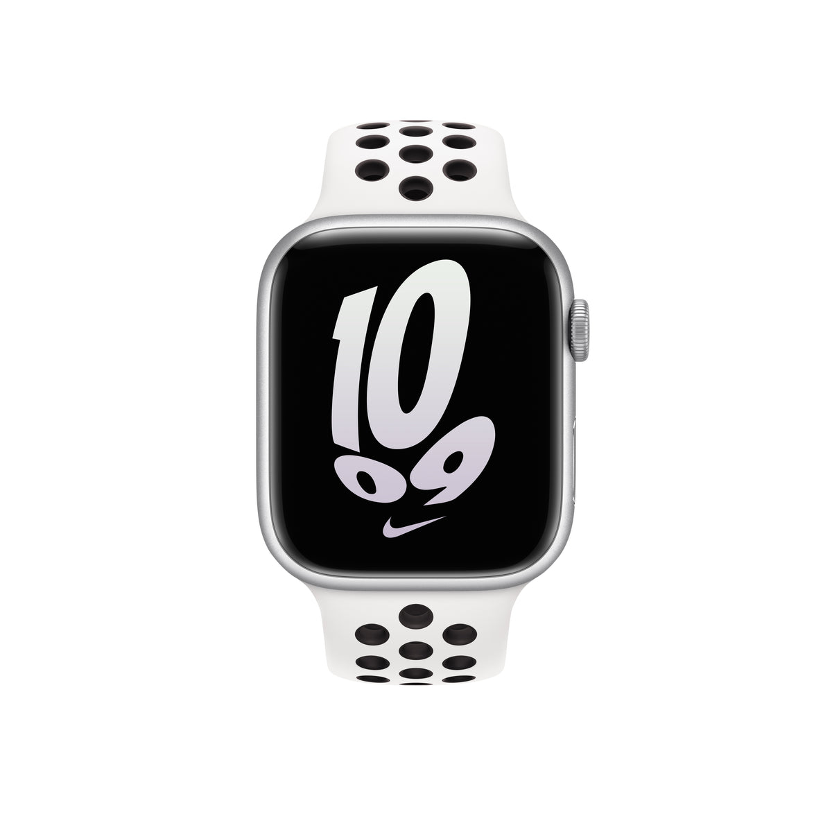 Apple Sport Band Nike 45mm • Summit White/Black (Demo)
