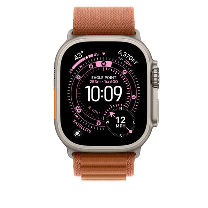 Apple • Boucle Alpine • Terra Cotta – 49 mm (titane naturel, taille L)