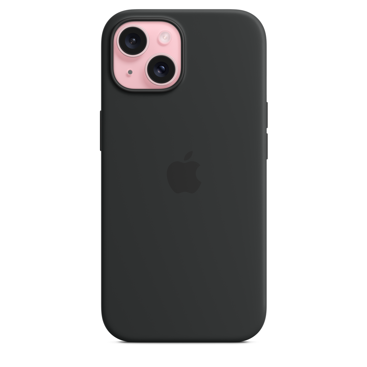 Coque en silicone avec MagSafe pour iPhone 15 - Noir