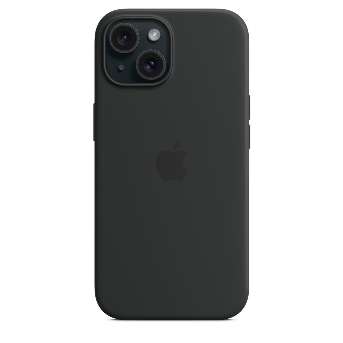 Coque en silicone avec MagSafe pour iPhone 15 - Noir