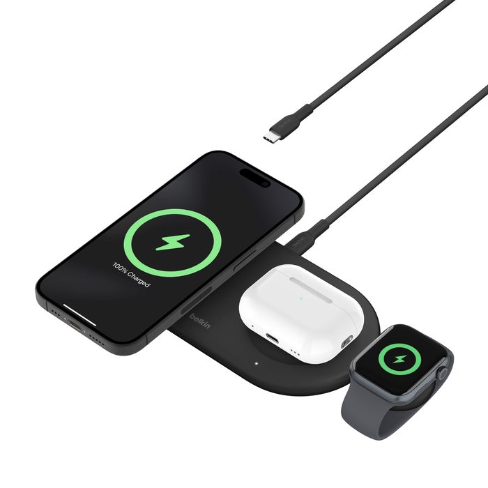 Belkin BOOST↑CHARGE PRO Chargeur 3 en 1 • Noir