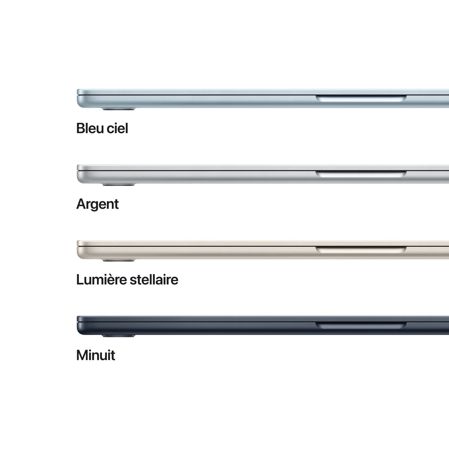 MacBook Air 15 pouces: Puce Apple M5 avec CPU 10 cœurs et GPU 10 cœurs, 512 Go SSD - Argent