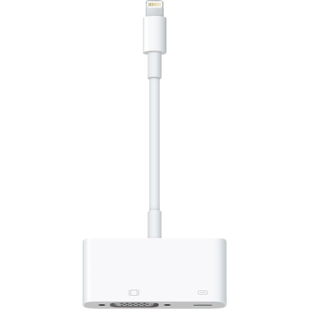 Apple Adaptateur Lightning vers VGA/Lightning • 0.15m