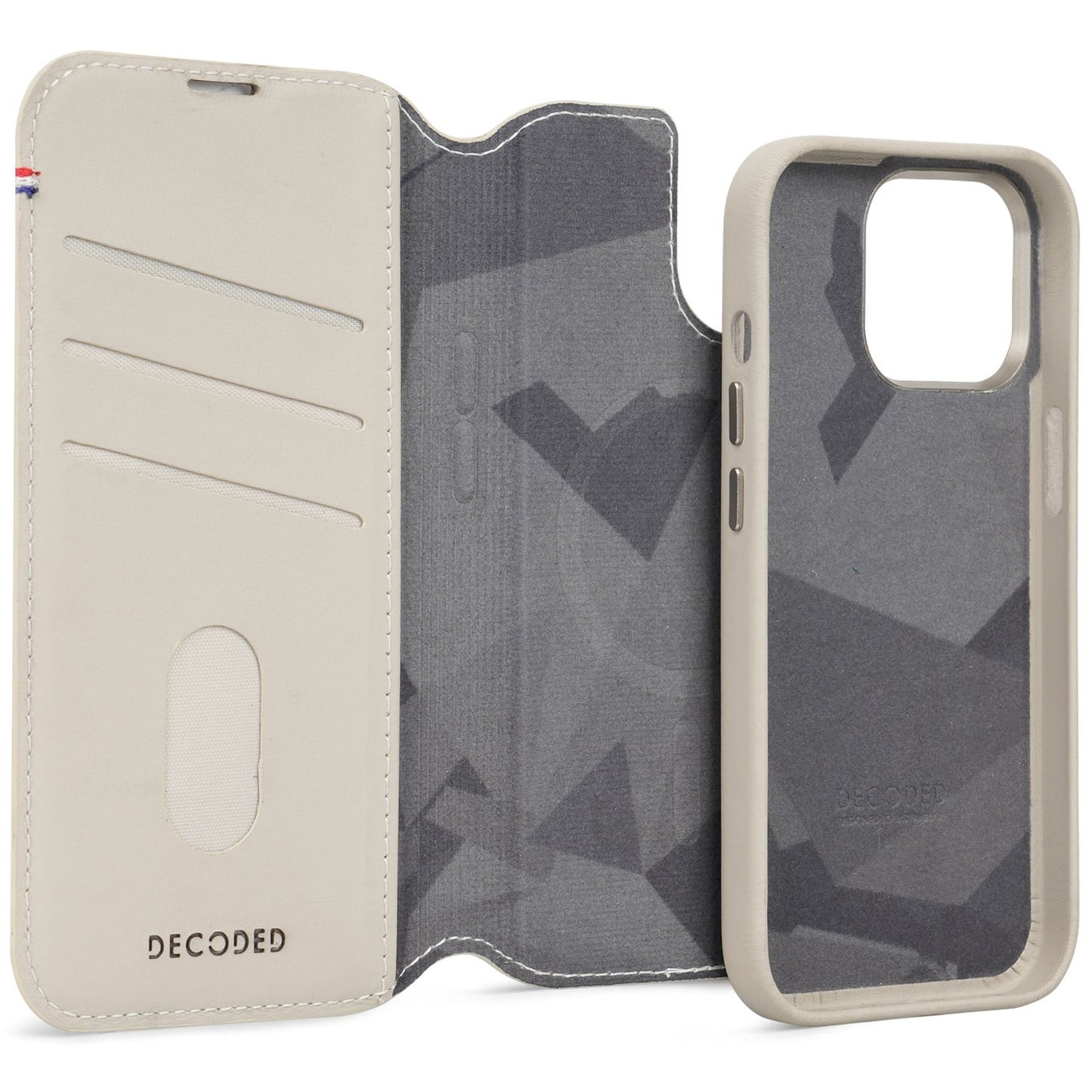 Decoded • Etui Portefeuille amovible pour iPhone 15 Pro Max • Argile