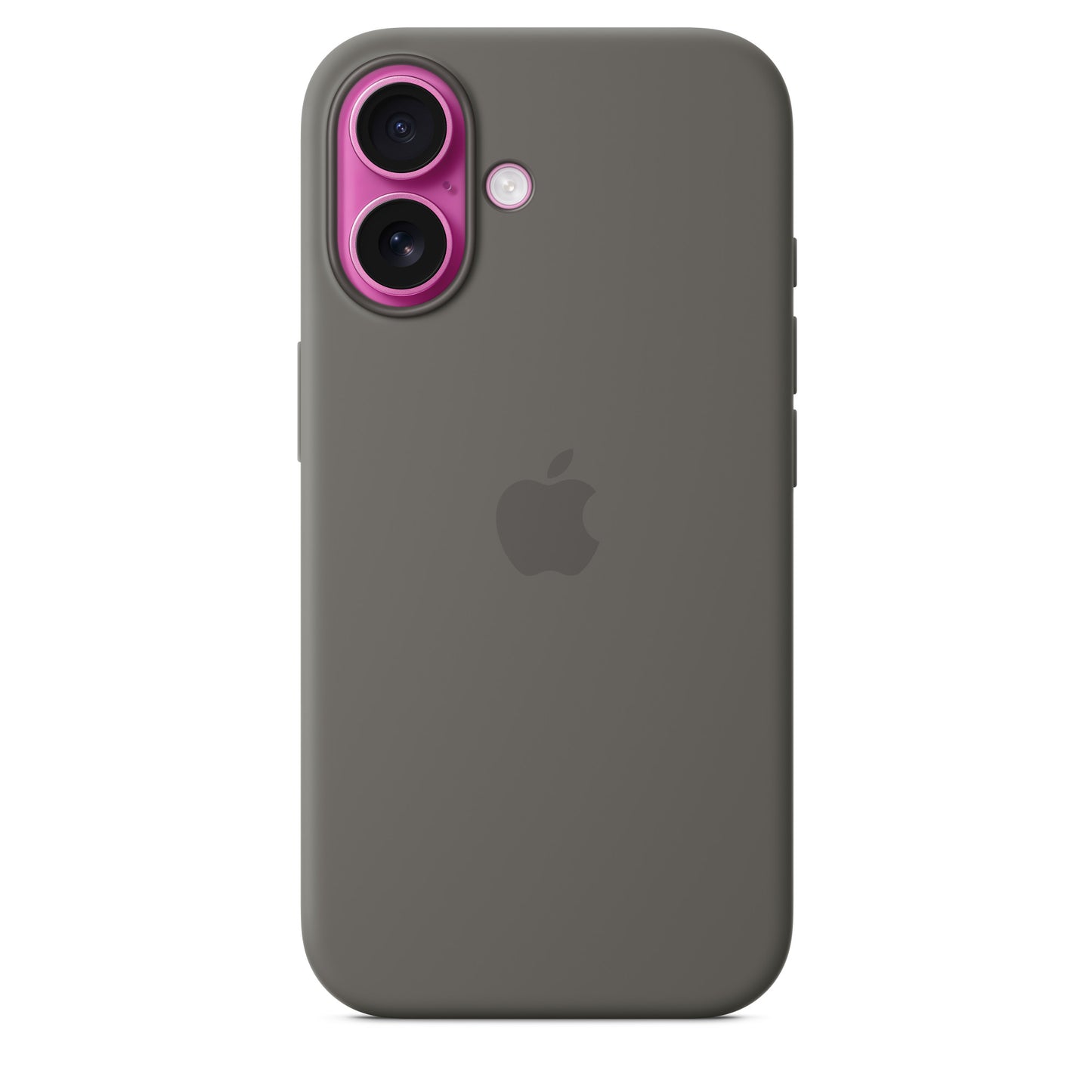 iPhone 16 Coque en Silicone avec MagSafe • Gris Minéral