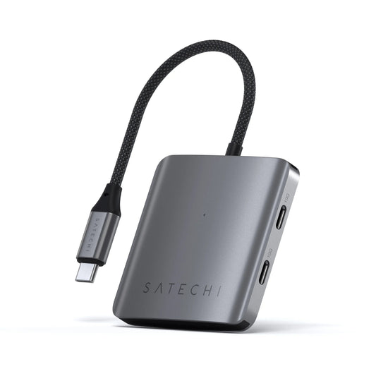 Satechi USB-C PD 4-Port Hub • Gris Sidéral