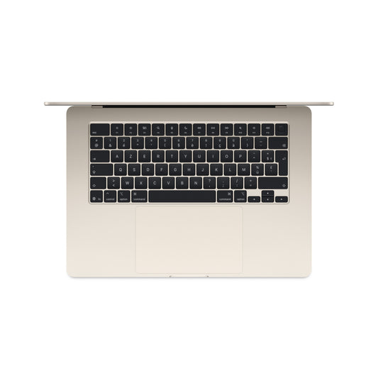 MacBook Air 15 pouces: Puce Apple M5 avec CPU 10 cœurs et GPU 10 cœurs, 512 Go SSD - Lumière stellaire