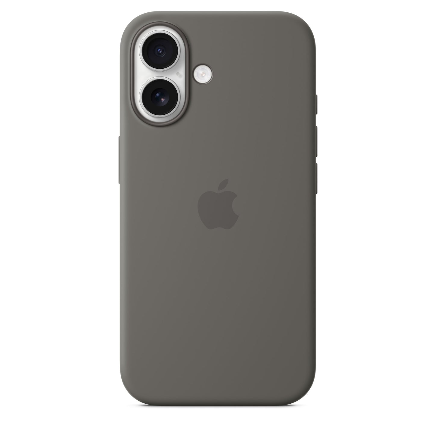 iPhone 16 Coque en Silicone avec MagSafe • Gris Minéral