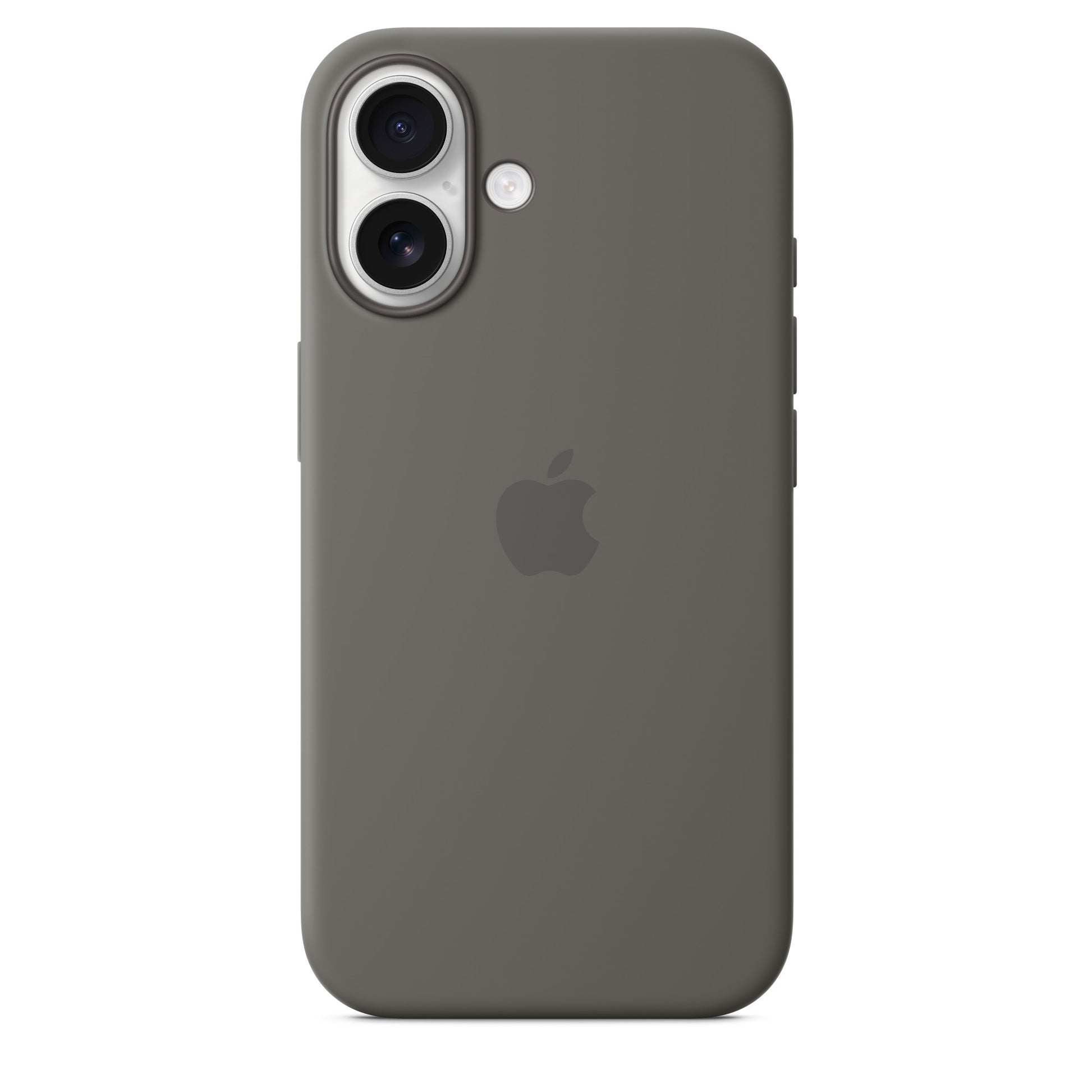 iPhone 16 Coque en Silicone avec MagSafe • Gris Minéral