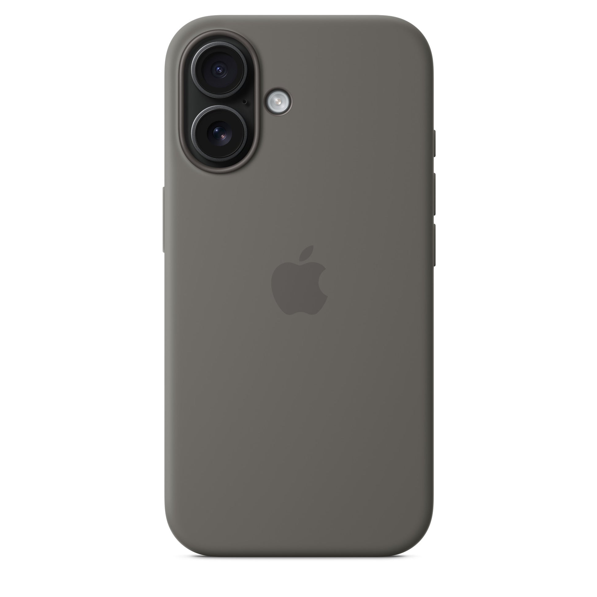 iPhone 16 Coque en Silicone avec MagSafe • Gris Minéral