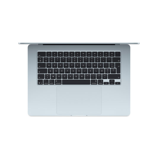 MacBook Air 15 pouces: Puce Apple M5 avec CPU 10 cœurs et GPU 10 cœurs, 512 Go SSD - Ciel