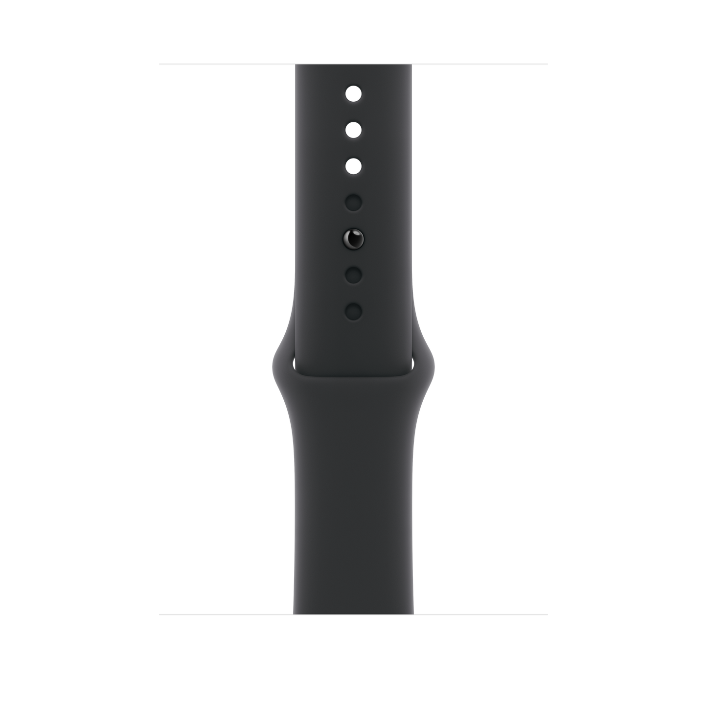 Bracelet Sport noir 46 mm - S/M