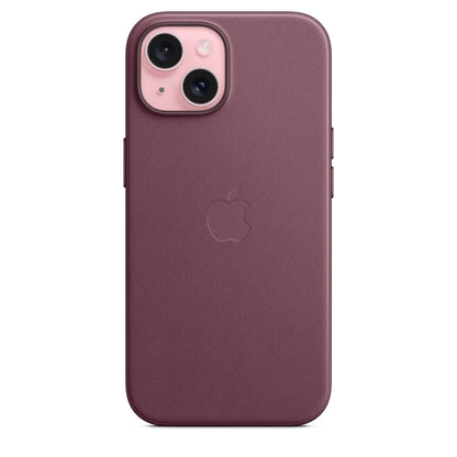 Apple Coque en tissage fin avec MagSafe pour iPhone 15 • Mûre