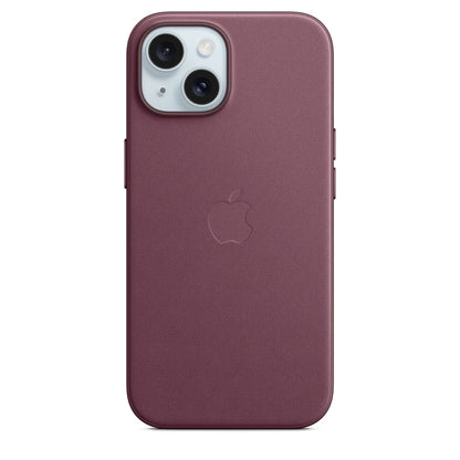 Apple Coque en tissage fin avec MagSafe pour iPhone 15 • Mûre