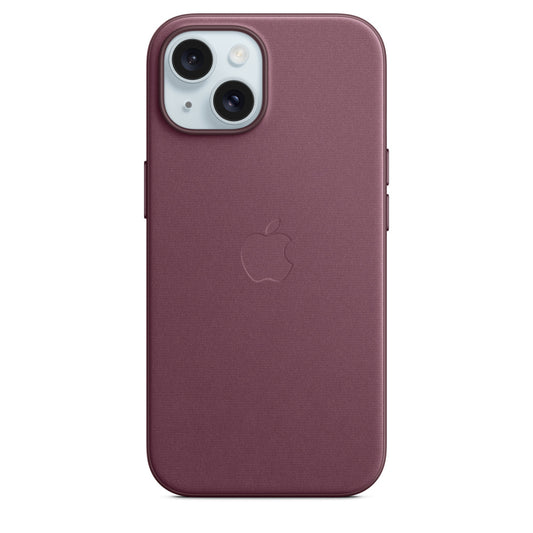 Apple Coque en tissage fin avec MagSafe pour iPhone 15 • Mûre