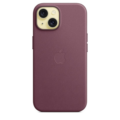 Apple Coque en tissage fin avec MagSafe pour iPhone 15 • Mûre