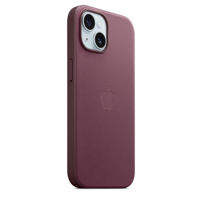Apple Coque en tissage fin avec MagSafe pour iPhone 15 • Mûre