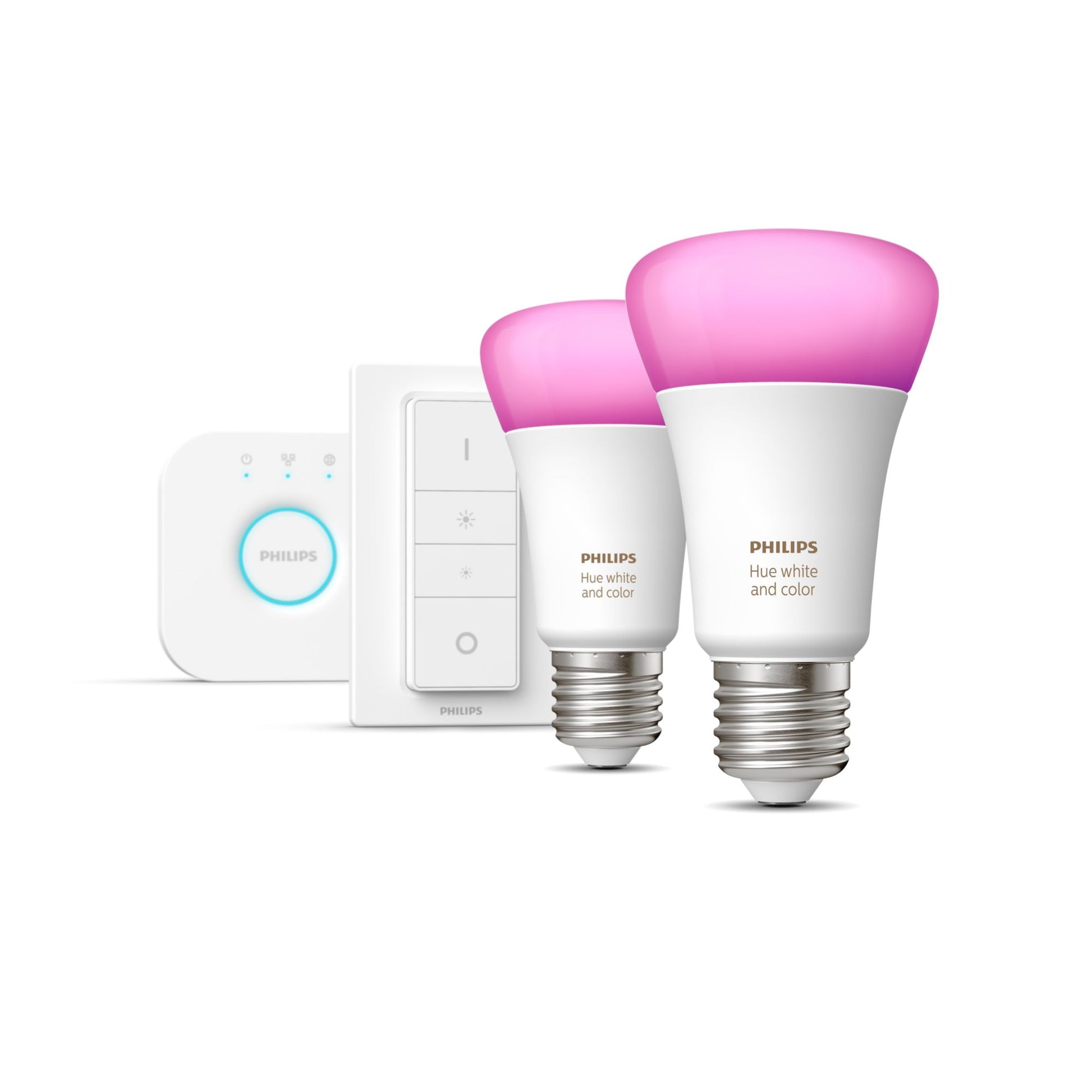Philips Hue (E27) White and Color Ambiance • Pack de démarrage