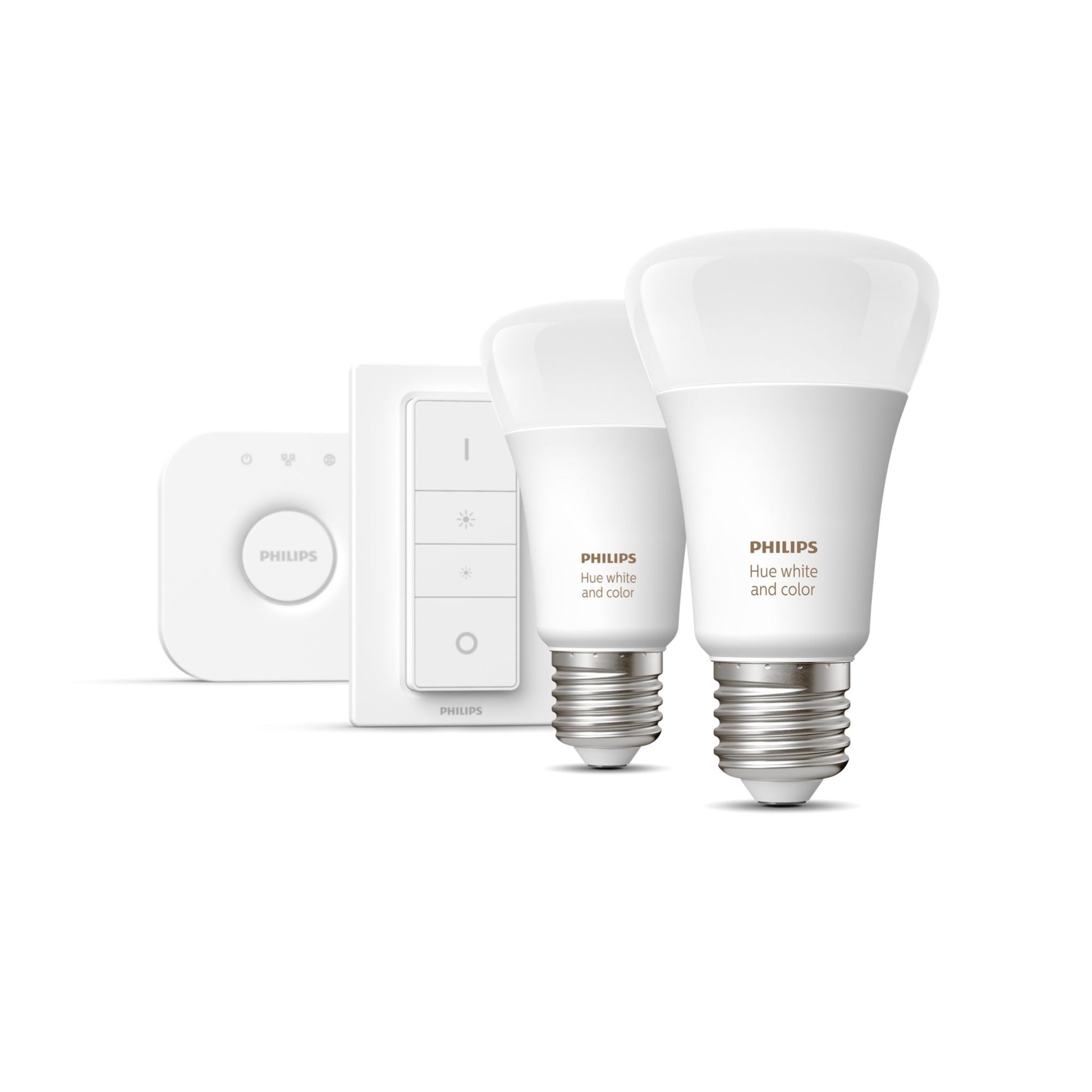 Philips Hue (E27) White and Color Ambiance • Pack de démarrage