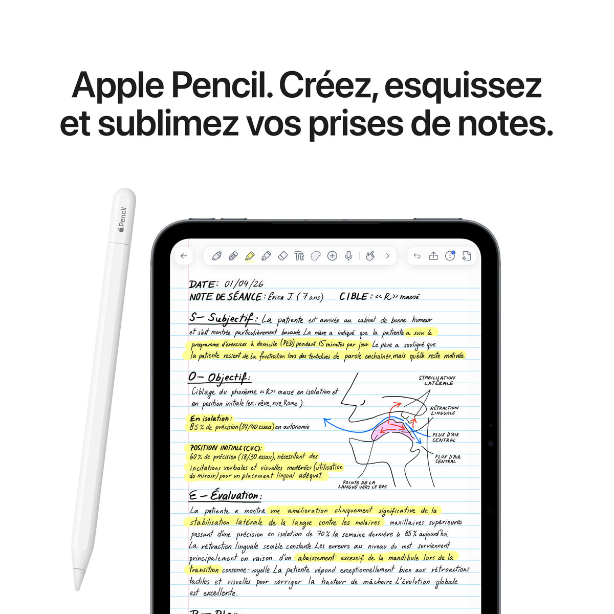 iPad mini Wi-Fi + Cellular 512 Go Verre nano-texturé - Lumière stellaire (A20 Pro)