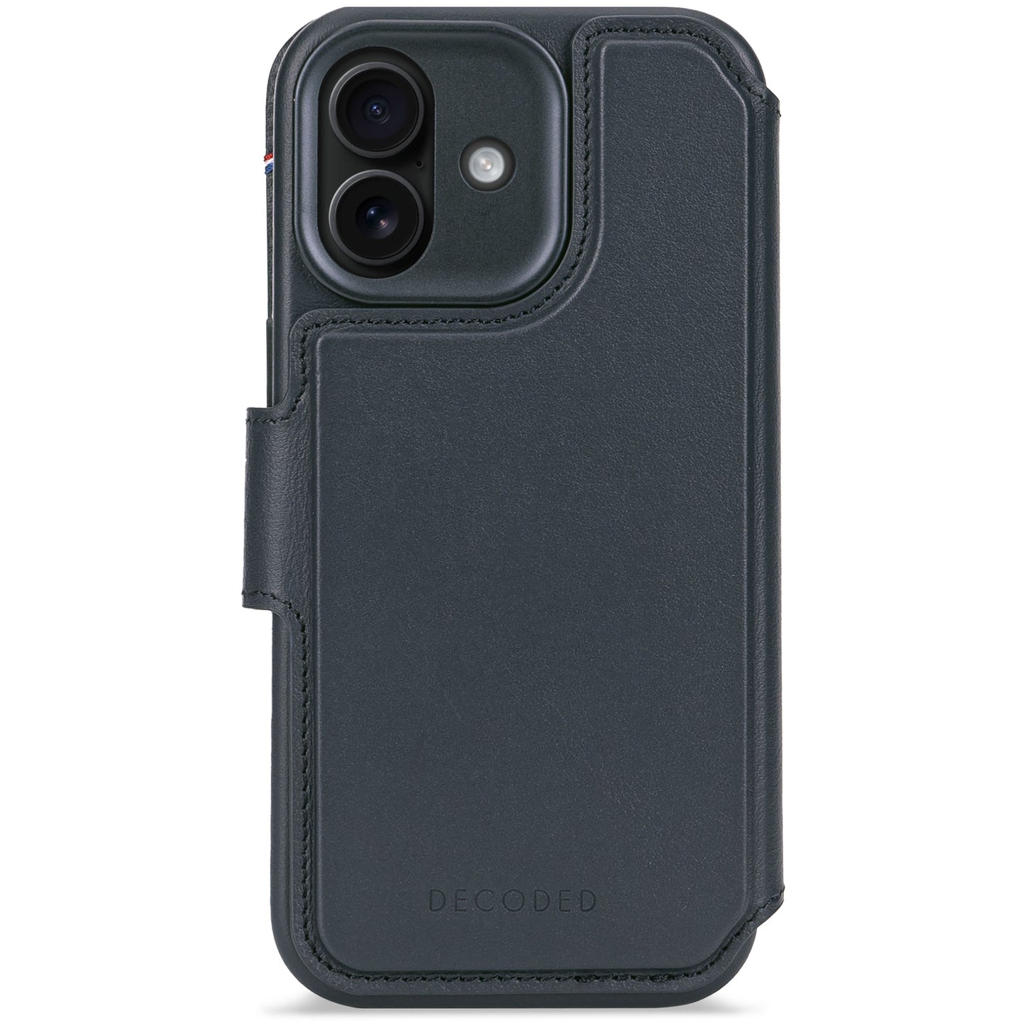 Decoded • Etui Portefeuille amovible pour iPhone 17 • Bleu Marine