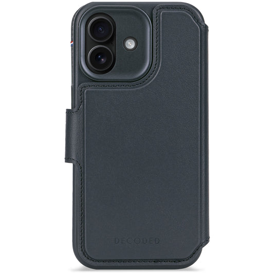 Decoded • Etui Portefeuille amovible pour iPhone 17 • Bleu Marine