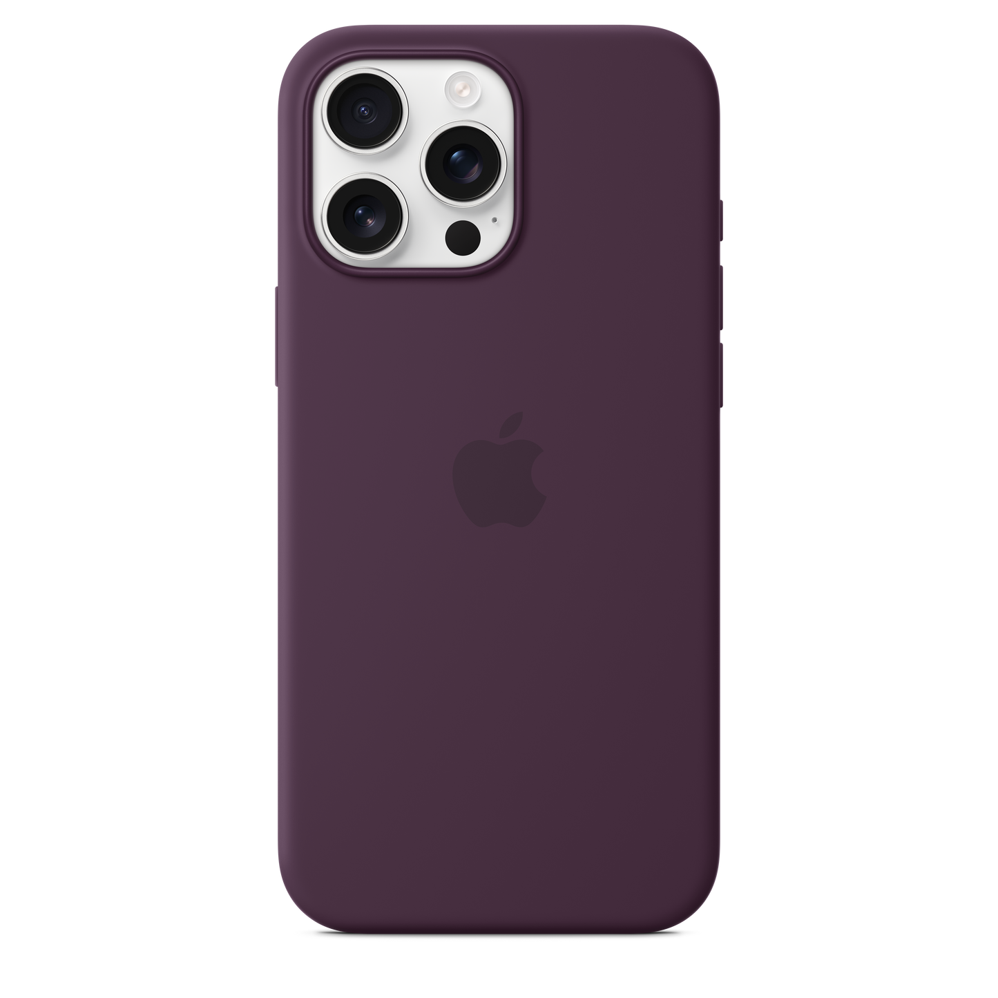 Coque en silicone avec MagSafe pour iPhone 16 Pro Max - Prune