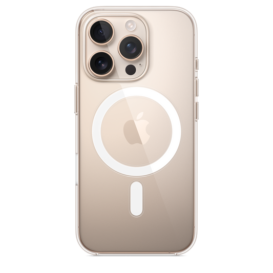 Coque transparente avec MagSafe pour iPhone 16 Pro