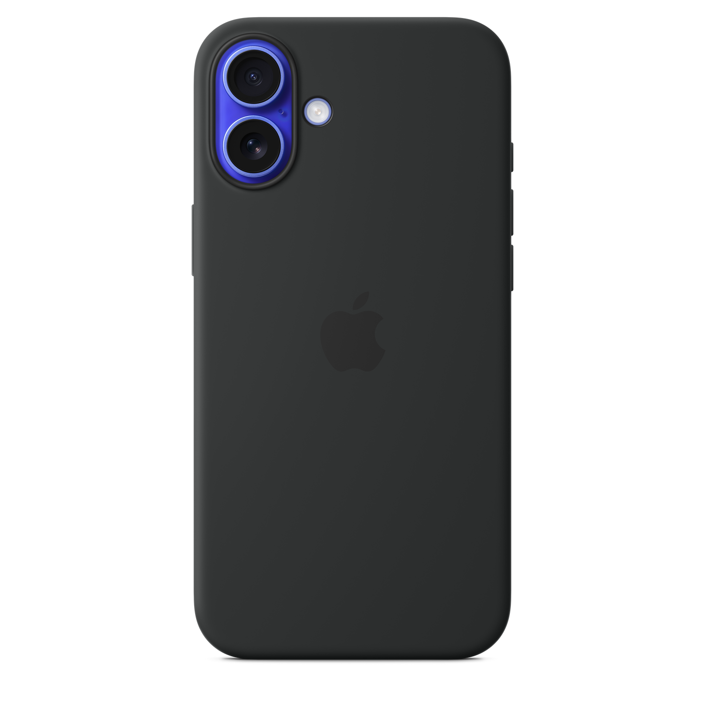 Coque en silicone avec MagSafe pour iPhone 16 Plus - Noir