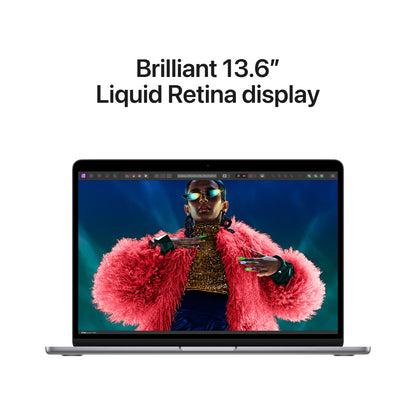 MacBook Air 13" M3 8C/8GB/256GBSSD/GPU 8C • Suisse-Français • Gris Sidéral