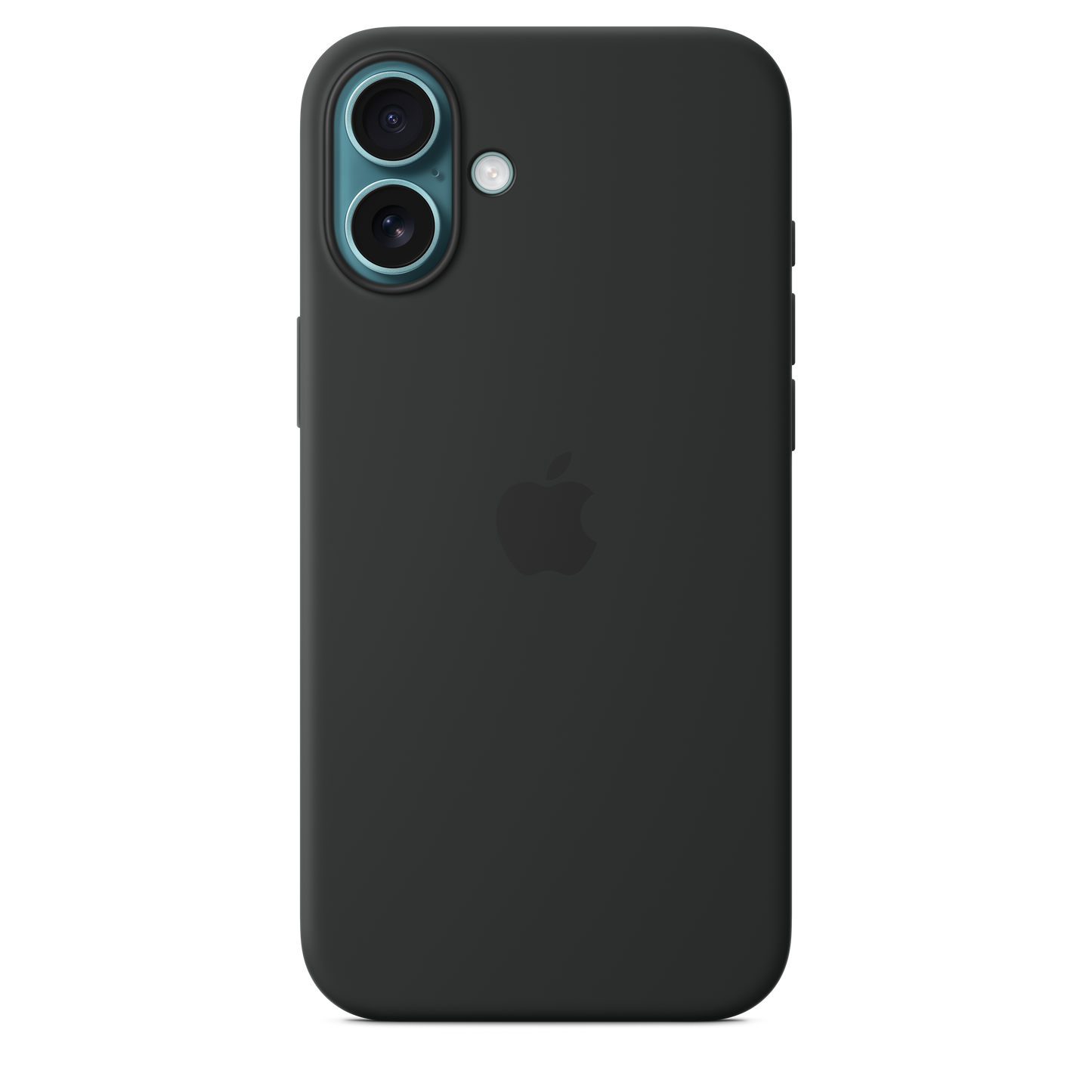Coque en silicone avec MagSafe pour iPhone 16 Plus - Noir