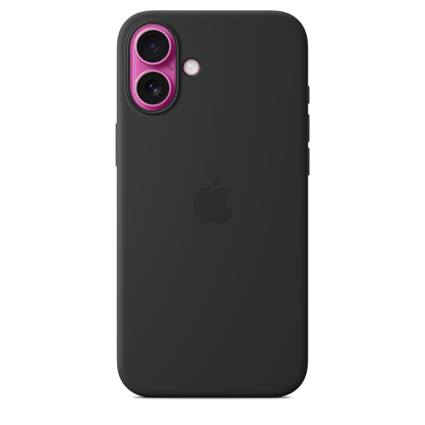 Coque en silicone avec MagSafe pour iPhone 16 Plus - Noir