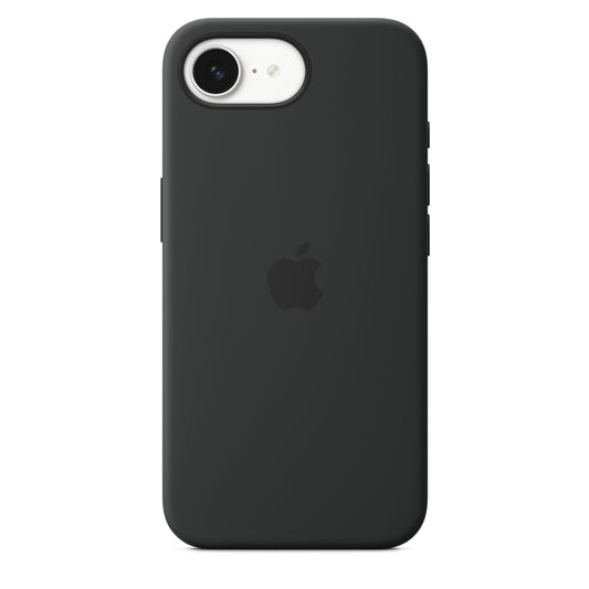 Coque en silicone pour iPhone 16e – Noir