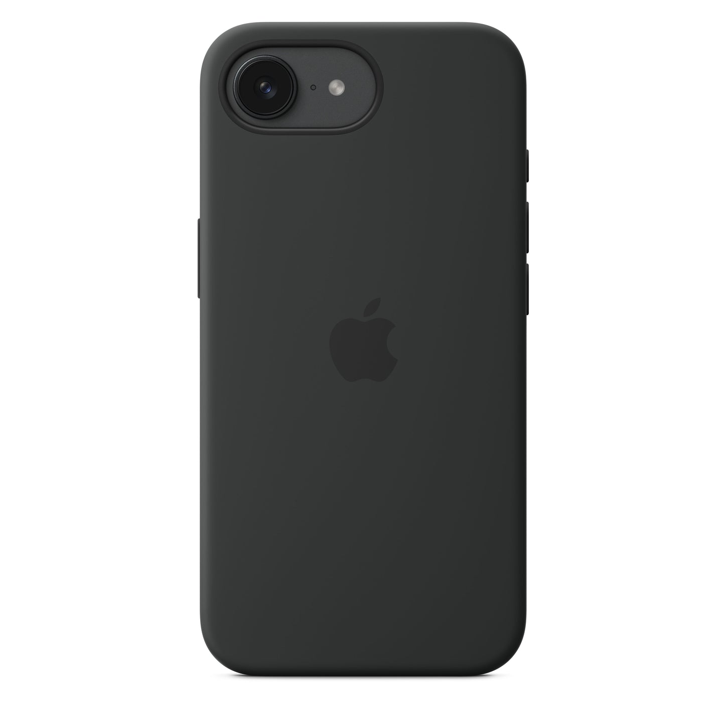 Coque en silicone pour iPhone 16e – Noir