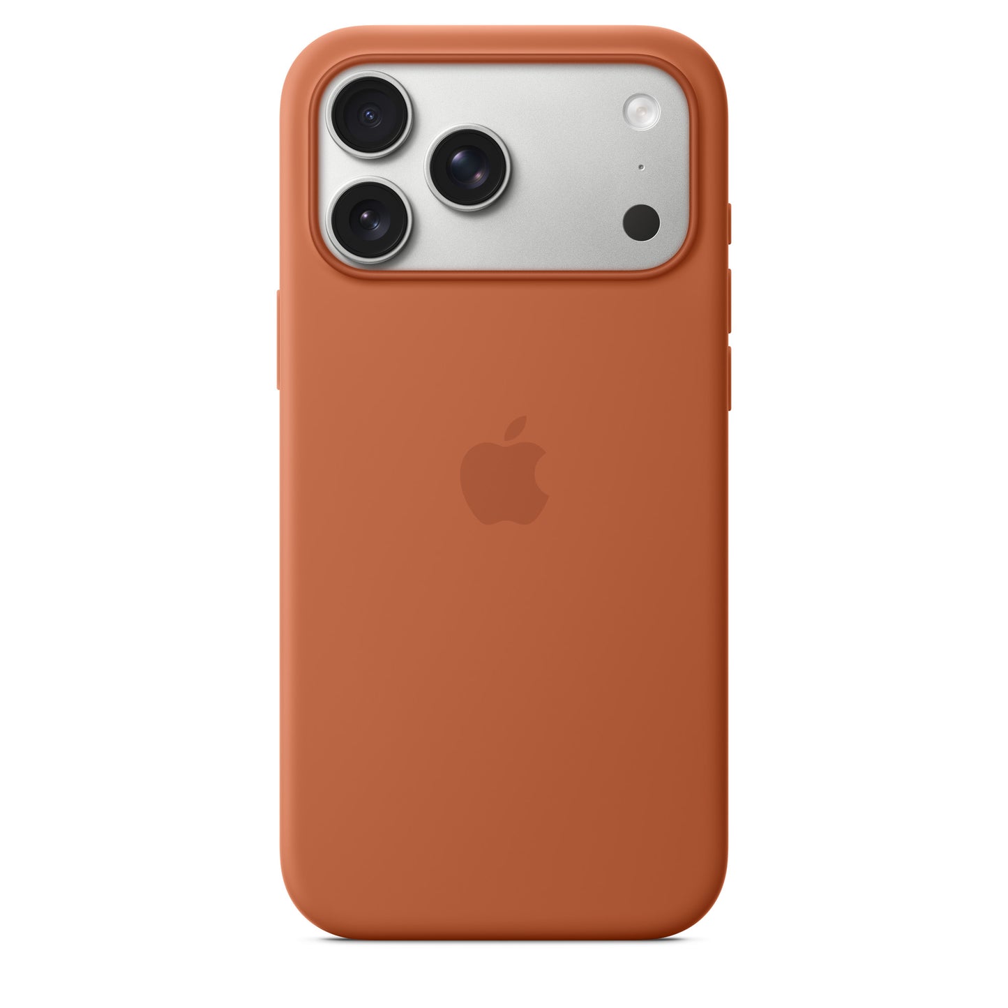 Coque en silicone avec MagSafe pour iPhone 17 Pro Max - Terracotta