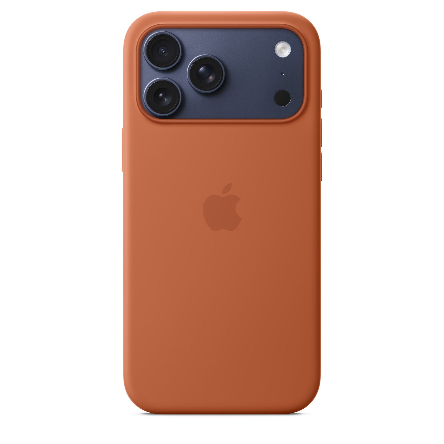 Coque en silicone avec MagSafe pour iPhone 17 Pro Max - Terracotta