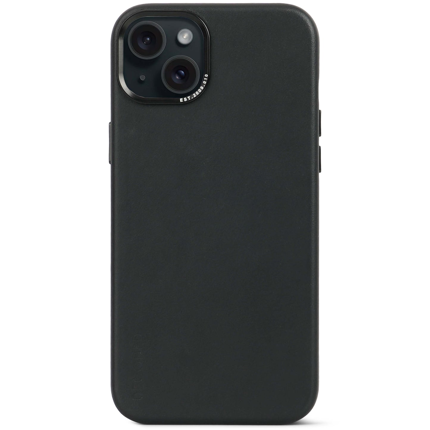 Decoded • Coque de protection en cuir pour iPhone 15 Plus • Noir