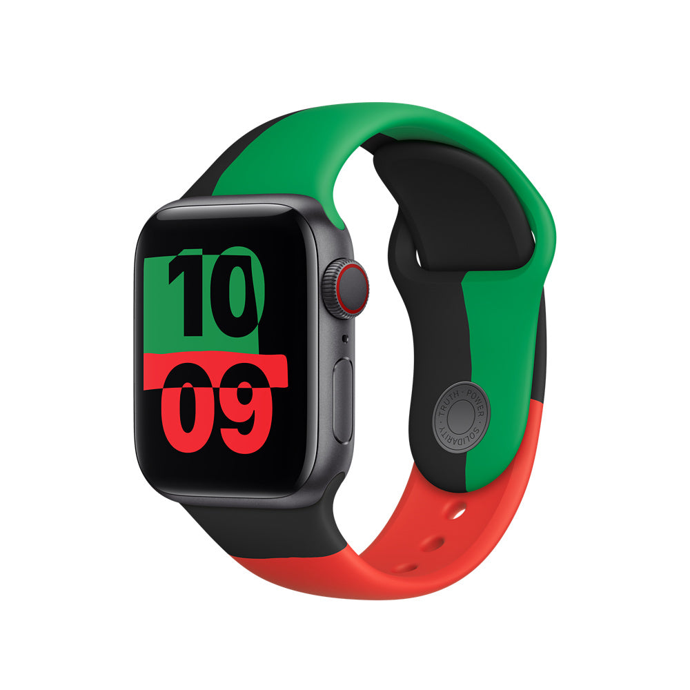 Apple Sport Band 41mm • Black Unity • S/M