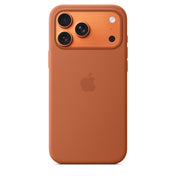 Coque en silicone avec MagSafe pour iPhone 17 Pro Max – Terracotta