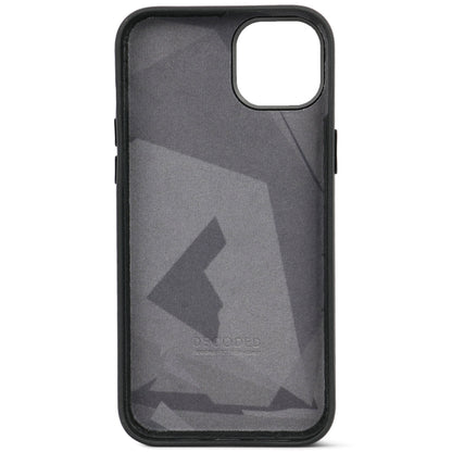 Decoded • Coque de protection en cuir pour iPhone 15 Plus • Noir