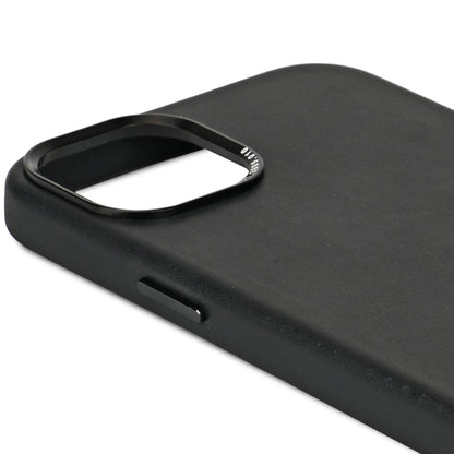 Decoded • Coque de protection en cuir pour iPhone 15 Plus • Noir