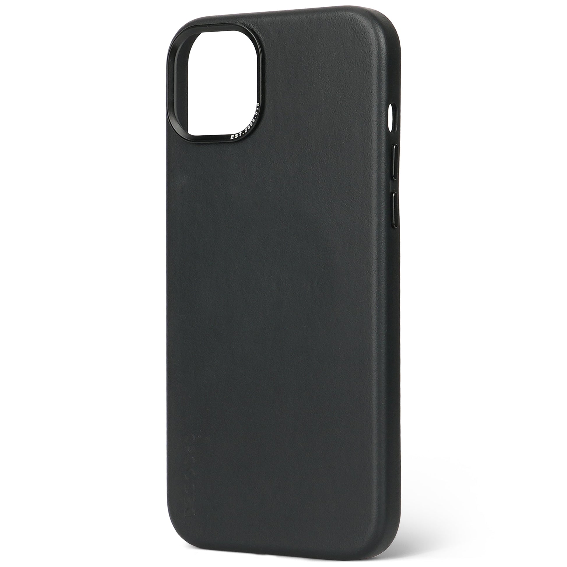 Decoded • Coque de protection en cuir pour iPhone 15 Plus • Noir