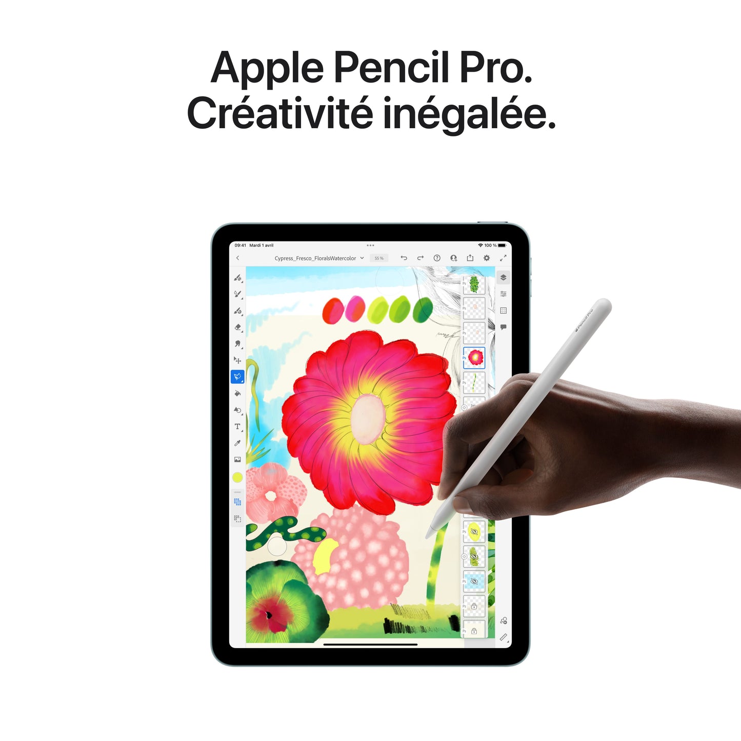 iPad Air 11 pouces Wi-Fi + Cellular 128 Go - Gris sidéral (M3)
