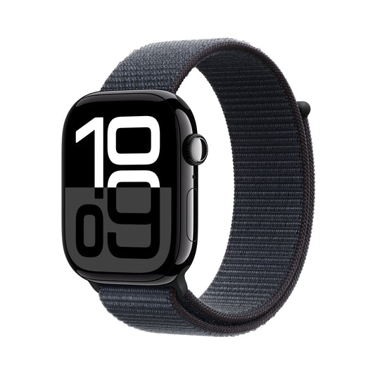 OCCASION Apple Watch Series 10 • 46mm • Noir de jais • Boucle Encre Violette